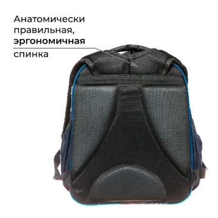 School backpack, 37 x 28 x 19 cm, calligrata volt "Anime Fighter"-3