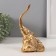 Souvenir Polystone "Elephant and Elephant. Indian patterns" Gold 10.3x6.6x18.8 cm