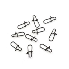 Carabiner Namazu Pro Nice Snap, Carbon color, p. 00, test-9 kg, packaging 10 pcs.