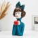 Figure "Girl with Apple" 14x14x37cm