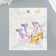 Decor for creativity tree "Baby - inscription" Set 10 pcs 3.5x2 cm