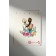 Kulons "Demetrons" Rainbow, colored in silver, 45 cm