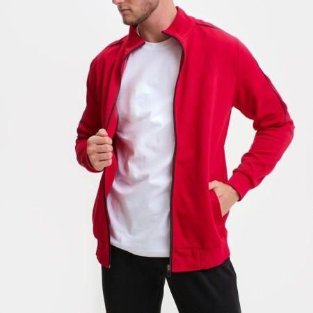 Sports costume male, red color, size m-2