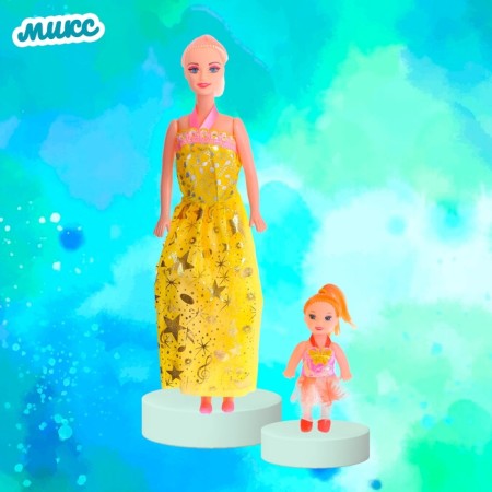 Carolina doll with baby, mix-9
