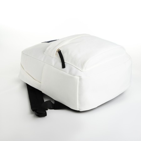 Youth backpack from lightning textiles, 4 pockets, white color-3