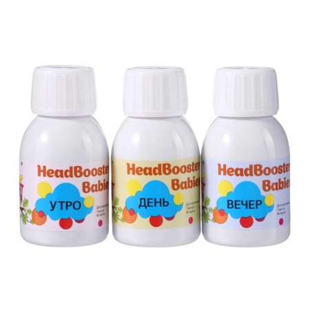 HEADBOOOSTER Babies, 3 bottles of 75 ml for children.-1