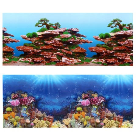 Background for the aquarium double -sided, 30 cm, roll 15 m