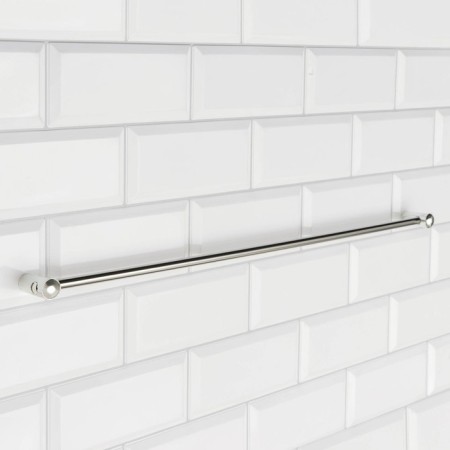 Railing 60 cm, d = 1 cm, with a set for installation, chrome color-5