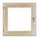 Window, 50 × 50cm, double needles