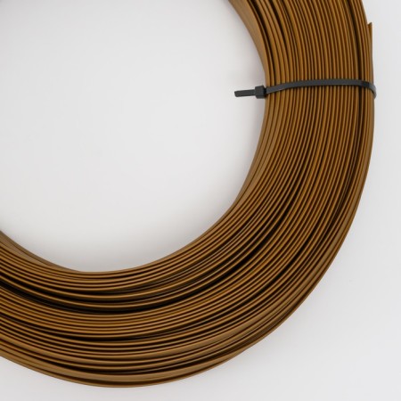 Artificial rattan 8 mm 100 m wave (metallic bronze)-1