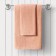 Set of terry towels Peach, size 50x90 cm, 70x130 cm, pink color