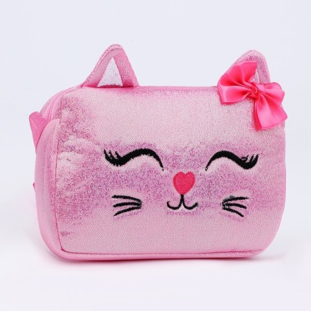 Baby Bag with lightning, long belt, pink color-4