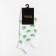 Women's socks minku "avocado", white color, size 38-39 (25 cm)