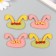 Decor for creativity claims. suede "ears, eyes" mix 6x3.7 cm