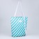 Bag Women's Beach Nazamok, in a strip, 39x32 cm, Blue