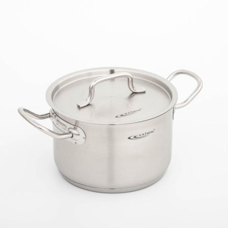 Poster "General catering", 3 l, d = 18 cm, h = 12 cm, metal cover, induction, with a heat distribution layer