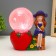 Plasma ball "Girl with strawberry" 14x9x16 cm Risalux