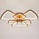 Causteen with PDU 671116/6 LED 174W Dimmer 3 modes 3000-6000k Coffee 65x65x12 cm Bayerluux