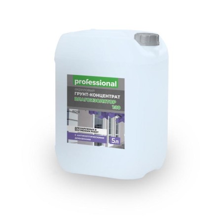 Soil-concentrate "Moogo-insulator", 1:10, for external and internal works, 5 liters