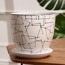 Pot floral illusion white 5 l