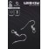 Schwenzi-crush with bead (set of 5 pairs), silver color