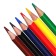 Pencils 6 colors BrunovisConti Easycolor, three -sided