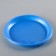Disposable plates, d = 21 cm, blue color, 12 pcs/un
