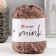 Yarn "mink" 100% polyamide 75m/50g (332 cocoa)