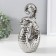 Souvenir Ceramics "Abstraction. Tentacles" silver 12.5x7x25 cm