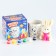 New Year's set for creativity. Mug for coloring "New Year! Bunny "with a soft toy, 300 ml