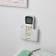 Wallmaning holder for a phone, 10 × 8.7 × 2.8 cm, white color