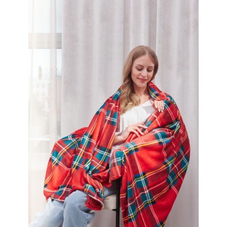 Shotlandiya plaid, size 200x220 cm-3