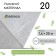 Covering material, 20 × 1.6 m, density 20 g/m², spanbond with UV stabilizer, white, Greengo, economy 30%