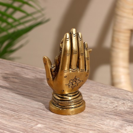 Souvenir "Radha and Krishna" Brass 10 cm-3