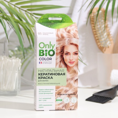 Hair dye keratin Bio color platinum blond, 50 ml