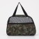 Cosmetic bag with zipper, green color/camouflage
