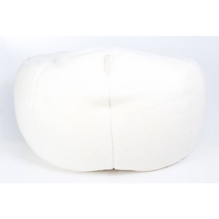 The armored chair is "software", small, milk color, fur-2