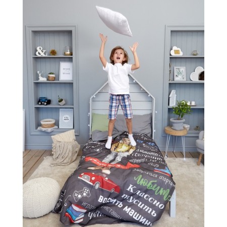 Bed linen 1.5 joint venture. Ethel "Real Handsome" 145 × 210 cm, 150 × 210 cm, 50 × 70 cm - 1 pc, 100% cotton-6