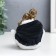 Polystone souvenir "in love with white clothes, tenderness and hug" 12x10.5x12 cm