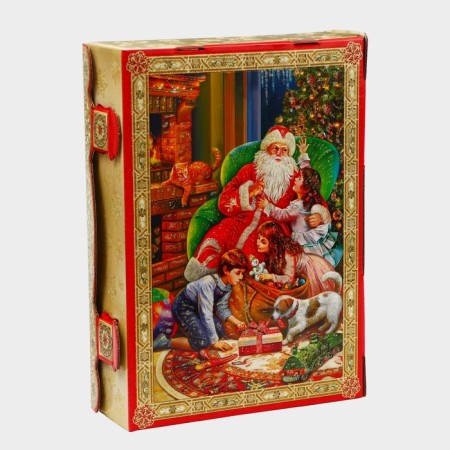 New Year. Gift box New Year's book Malaya "Atmosphere" 17.5 x 7 x 25 cm.-1