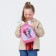 Baby backpack on lightning, pink color