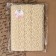 Knitted lace, 32 mm × 10 ± 1 m, beige color
