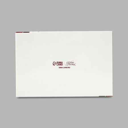 Folding box with a plastic lid “Happy New Year!”, 16.5 x 11 x 4 cm, New Year-3
