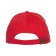 Unisex baseball cap, size 56-58, red color