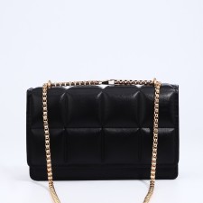 Bag Messenger with lightning, black color