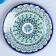 Plant of Rishtan ceramics "Patterns", 22 cm, blue