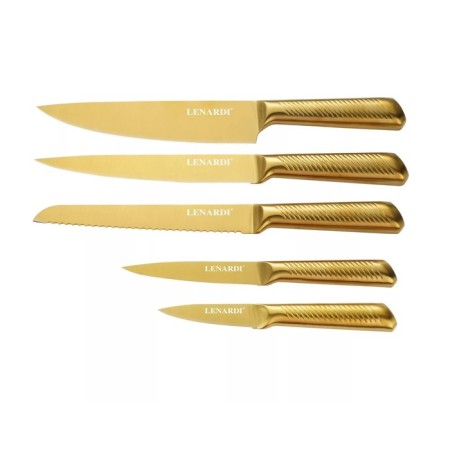 Lenardi knife set, on a stand, 5 items-1