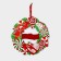 Decorative decoration (suspension) "Happy New Year" 27.5x28 cm