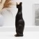 The figure "cat stands" black, 21cm