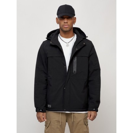 Male spring jacket, size 58, black color